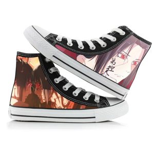 Naruto High Top Shoes Sasuke Vs Itachi