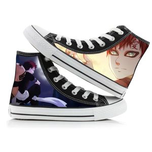 Naruto High Top Converse Gaara Shoes