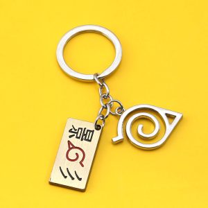 Naruto Keychain Konoha Symbol