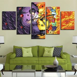 Naruto Wall Art Naruto vs. Sasuke Canvas