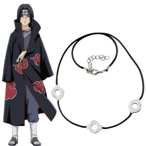 Itachi Uchiha Cosplay Necklace - Red Pendant